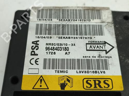 Kollisjonspute styreenhet CITROËN C5 I (DC_)  | BP9828876M53 