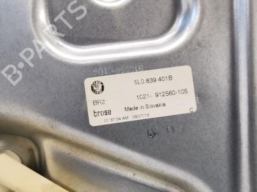 Rear left window mechanism SKODA YETI (5L) 1.2 TSI | BP29326636C24 