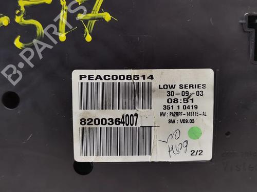 Instrument cluster RENAULT MEGANE II (BM0/1_, CM0/1_)  | BP16749397C47 