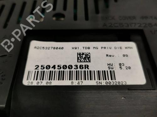 Instrument cluster RENAULT LAGUNA III (BT0/1) 2.0 dCi (BT01, BT08, BT09, BT0E, BT0K, BT12, BT1C, BT1D,... | BP12448515C47 