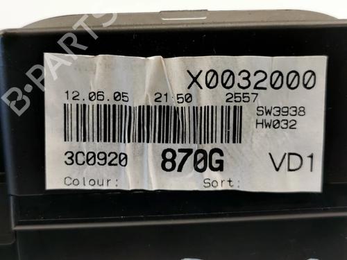 Instrument cluster VW PASSAT B6 (3C2)  | BP17118224C47 