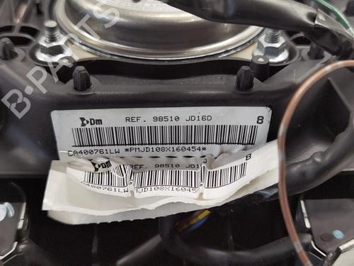 Driver airbag NISSAN QASHQAI / QASHQAI +2 I (J10, NJ10, JJ10E) 1.5 dCi | BP14990290C9 