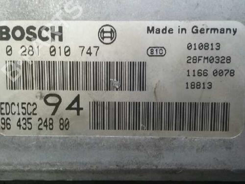 Engine control unit (ECU) PEUGEOT 307 (3A/C) 2.0 HDi 90 | BP16167949M57 