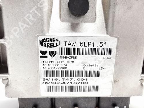 Engine control unit (ECU) PEUGEOT 307 CC (3B) 2.0 16V | BP26411166M57 