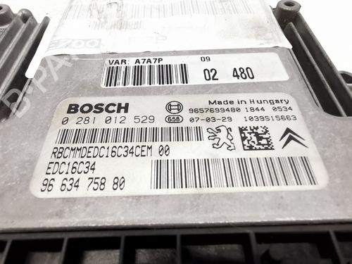 Engine control unit (ECU) PEUGEOT 207 (WA_, WC_) 1.4 HDi | BP29608909M57 