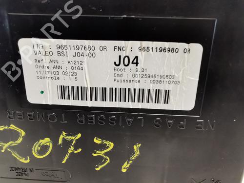 Fuse box PEUGEOT 307 SW (3H) 1.6 16V | BP29629915E1 