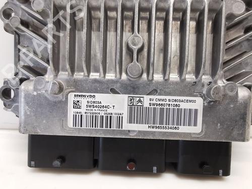 Engine control unit (ECU) PEUGEOT 407 (6D_) 2.0 HDi 135 (6DRHRH, 6DRHRE, 6DRHRG, 6DRHRJ) | BP37693061M57 - Image 2