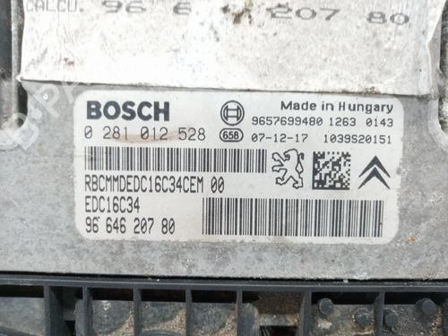 Engine control unit (ECU) PEUGEOT 206 Hatchback (2A/C)  | BP8792311M57 