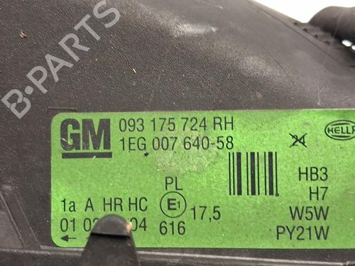 Right headlight OPEL ASTRA G Hatchback (T98) 1.7 DTI 16V (F08, F48) | BP31184866C29