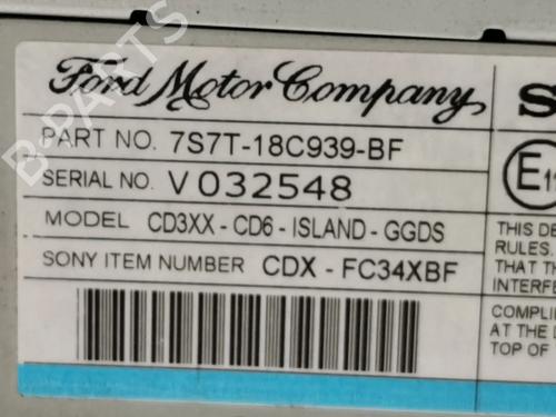 Radio FORD S-MAX (WA6) 2.0 TDCi | BP16224709E6 