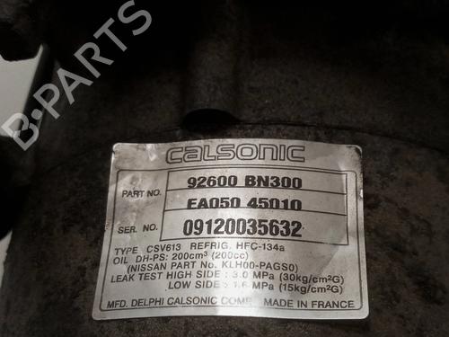AC compressor NISSAN ALMERA TINO (V10) 2.2 dCi | BP11389990M34 
