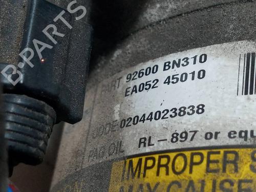AC compressor NISSAN ALMERA TINO (V10) 2.2 dCi | BP8489216M34 
