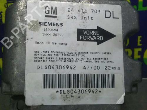 ECU airbags OPEL ASTRA G Saloon (T98) 1.6 16V (F69) | BP8432053M53 