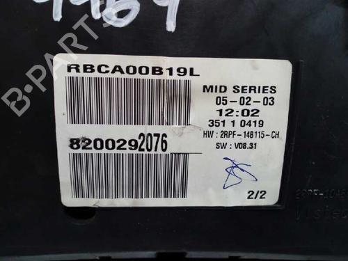 Instrument cluster RENAULT MEGANE II (BM0/1_, CM0/1_)  | BP8444306C47 