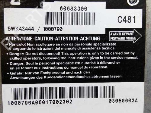 ECU airbags ALFA ROMEO GT (937_) 1.9 JTD (937CXN1B) | BP8444421M53 