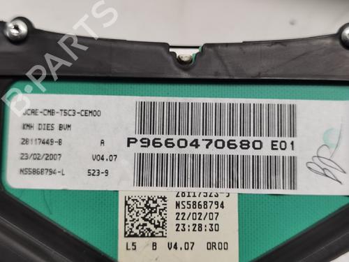 Instrument cluster PEUGEOT 307 SW (3H)  | BP20667368C47 