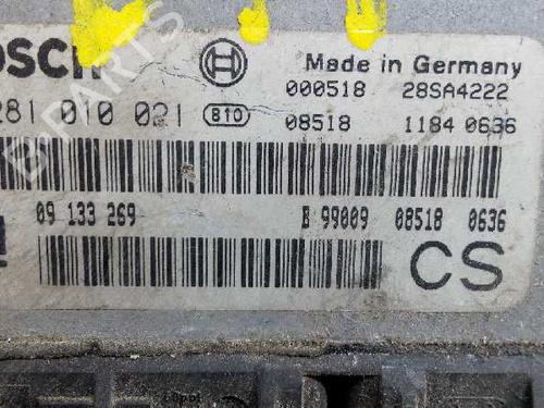 Engine control unit (ECU) OPEL ZAFIRA A MPV (T98) 2.0 DTI 16V (F75) | BP8450955M57 