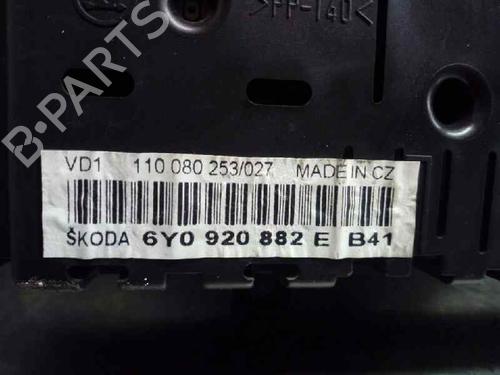 Instrument cluster SKODA FABIA I (6Y2) 1.4 TDI | BP8451116C47 