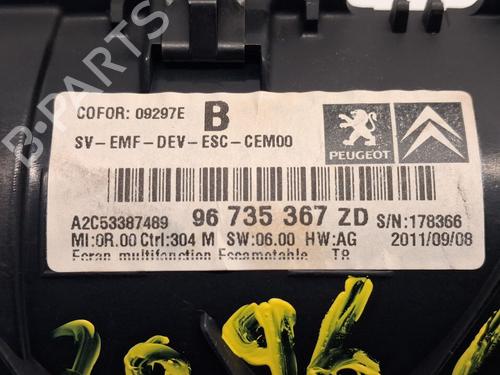 Multifunctionele display PEUGEOT 3008 I MPV (0U_) 2.0 HDi | BP29869860C48