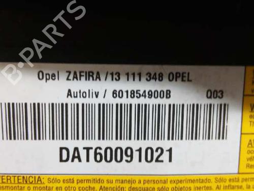 Driver airbag OPEL ZAFIRA / ZAFIRA FAMILY B (A05) 1.9 CDTI (M75) | BP8447324C9 