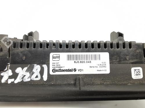 Climate control SEAT IBIZA IV (6J5, 6P1)  | BP24629071I5 