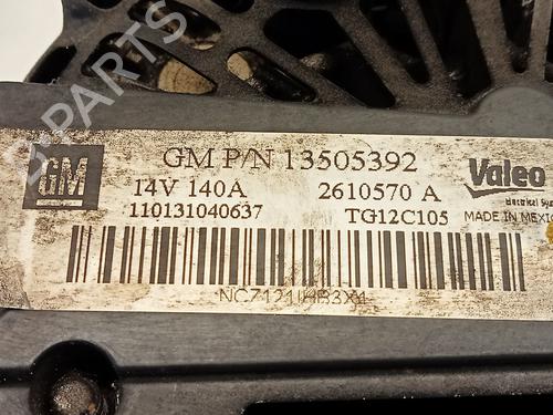 Alternator OPEL ASTRA J (P10) 1.3 CDTI (68) | BP26731861M7