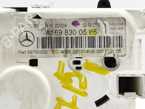 Climate control MERCEDES-BENZ A-CLASS (W169)  | BP16932175I5 