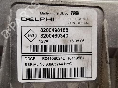 Engine control unit (ECU) RENAULT MEGANE II (BM0/1_, CM0/1_) 1.5 dCi (BM0F, BM0T, BM2B, CM0F, CM0T) | BP27898171M57 