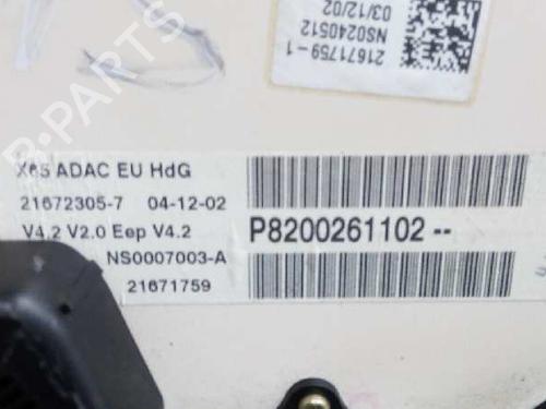 Kombinert Instrument RENAULT CLIO II (BB_, CB_) 1.2 16V (BB05, BB0W, BB11, BB27, BB2T, BB2U, BB2V, CB05,... | BP8447066C47 