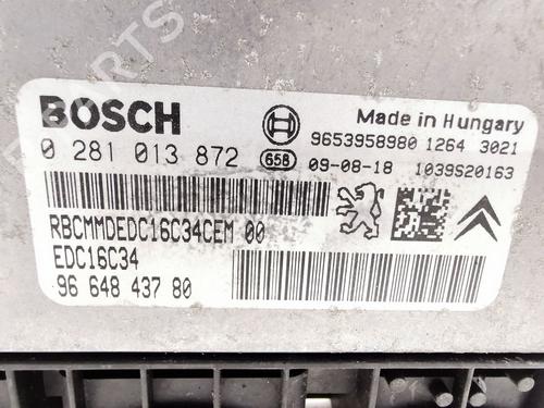 Engine control unit (ECU) PEUGEOT PARTNER MPV (5_, G_) | BP33050233M57 - Image 2