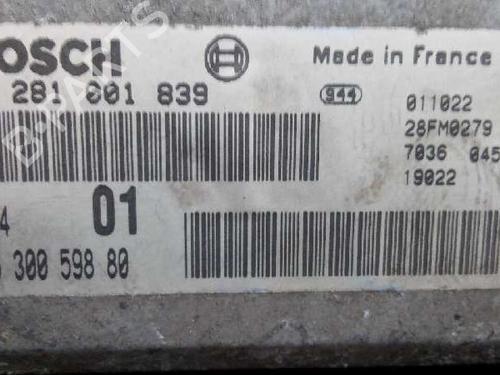Engine control unit (ECU) CITROËN SAXO (S0, S1) 1.5 D | BP8436725M57 