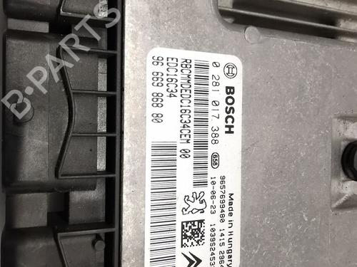 Engine control unit (ECU) CITROËN C3 II (SC_)  | BP24584649M57 