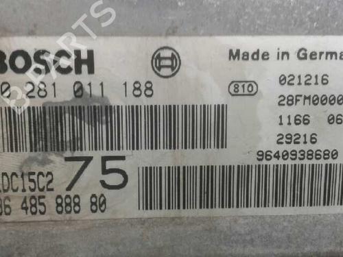 Engine control unit (ECU) PEUGEOT 206 Hatchback (2A/C) 2.0 HDI 90 | BP8455695M57 