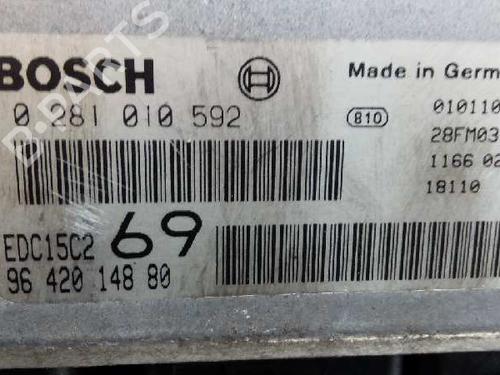 Engine control unit (ECU) PEUGEOT 306 (7B, N3, N5)  | BP8441667M57 