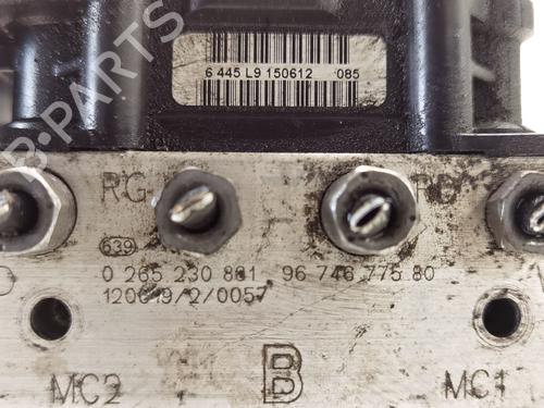 ABS pump PEUGEOT 5008 (0U_, 0E_) 1.6 HDi | BP23859252M43