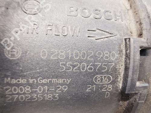 Mass air flow sensor FIAT GRANDE PUNTO (199_) | BP28388912M95