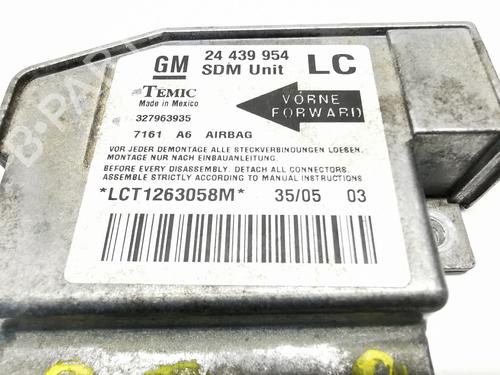 Kollisjonspute styreenhet OPEL CORSA C (X01) 1.2 Twinport (F08, F68) | BP29511997M53 