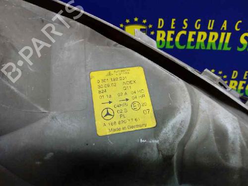 Left headlight MERCEDES-BENZ A-CLASS (W168) A 140 (168.031, 168.131) | BP8454613C28 