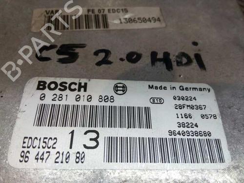 Engine control unit (ECU) CITROËN C5 I (DC_) 2.0 HDi (DCRHYB) | BP8434354M57 