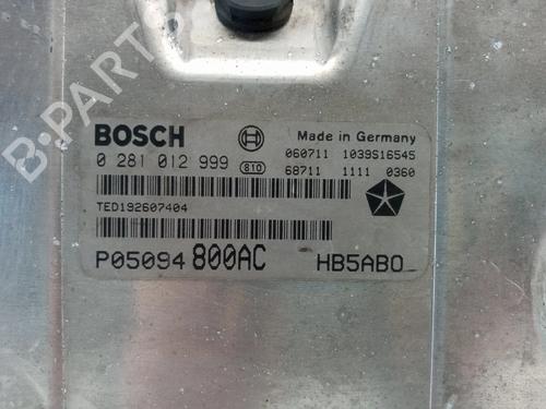 Engine control unit (ECU) CHRYSLER VOYAGER IV (RG, RS) 2.8 CRD | BP8960097M57 