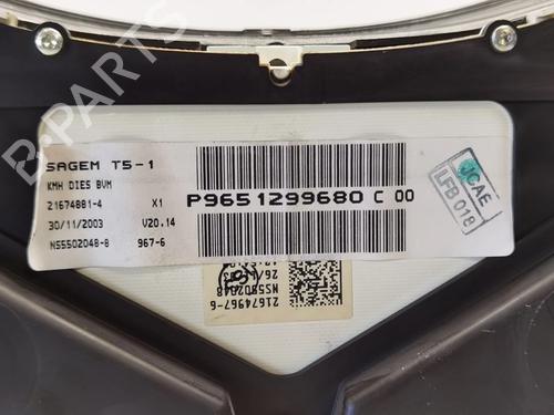 Instrument cluster PEUGEOT 307 (3A/C)  | BP18437129C47 