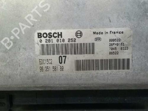 Engine control unit (ECU) CITROËN XANTIA (X1_, X2_) 2.0 HDI 109 | BP16167948M57 