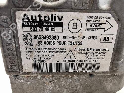 Kollisjonspute styreenhet PEUGEOT 307 SW (3H)  | BP21843592M53 