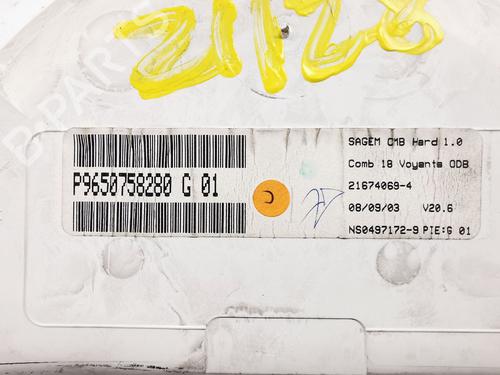 Instrument cluster CITROËN C2 (JM_) 1.4 | BP30052780C47