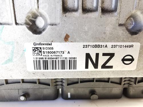 Engine control unit (ECU) NISSAN QASHQAI I (J10, NJ10) 1.5 dCi | BP28316220M57 