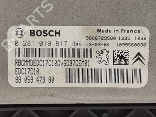 Engine control unit (ECU) PEUGEOT PARTNER Box Body/MPV 1.6 HDi | BP39448636M57 - Image 2