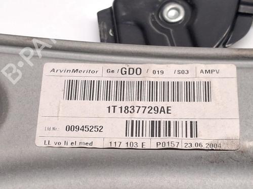 Front left window mechanism VW TOURAN (1T1, 1T2) 2.0 TDI 16V | BP30181959C22 