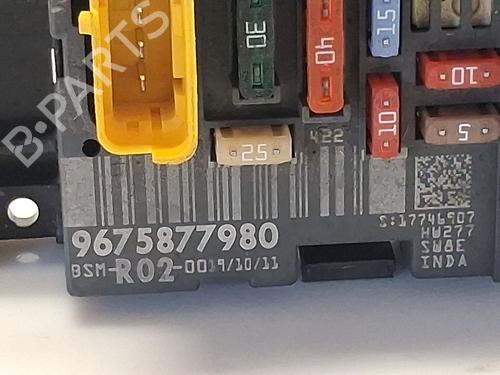 Zekeringkast PEUGEOT 3008 I MPV (0U_) 1.6 HDi | BP29811312E1