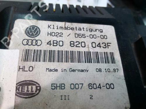 Climate control AUDI A6 C5 (4B2) 1.9 TDI | BP8433257I5 