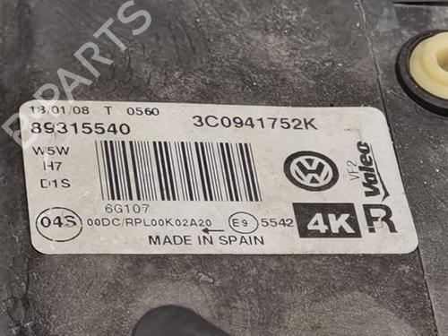 Right headlight VW PASSAT B6 (3C2) 2.0 TDI | BP31811333C29